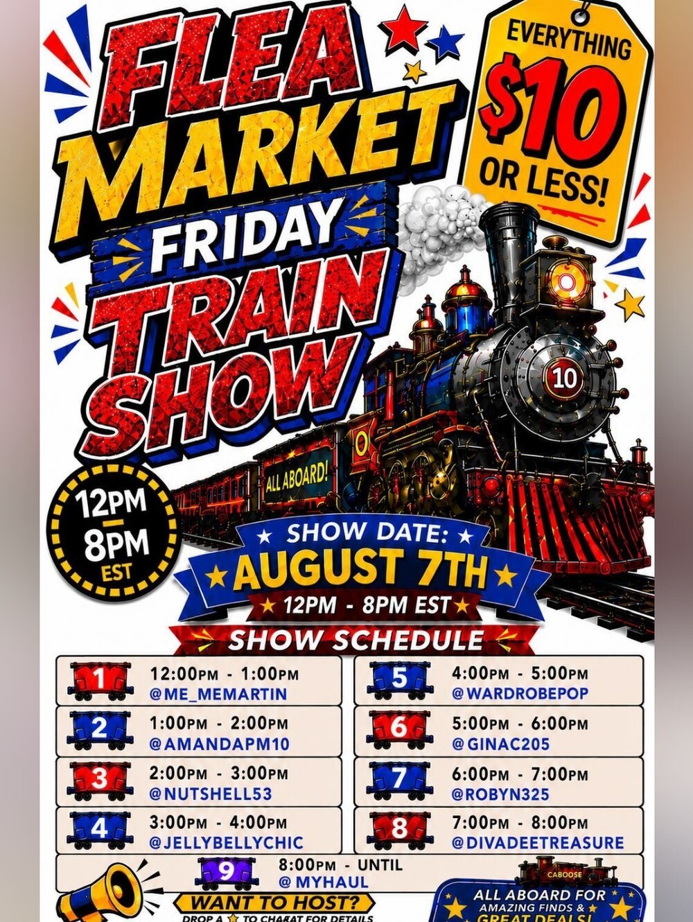 Flea Market Friday Train Show